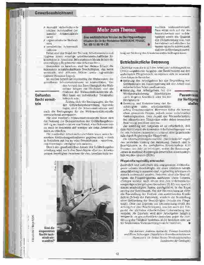 Vorschauseite 4: Beraten statt bestrafen Teil 1: Prüfinhalte des Gewerbeaufsichtsamts für ambulante Dienste