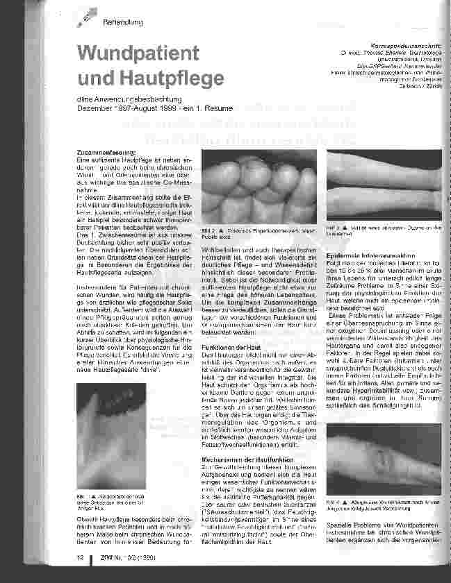 Vorschauseite 1: Wundpatient und Hautpflege