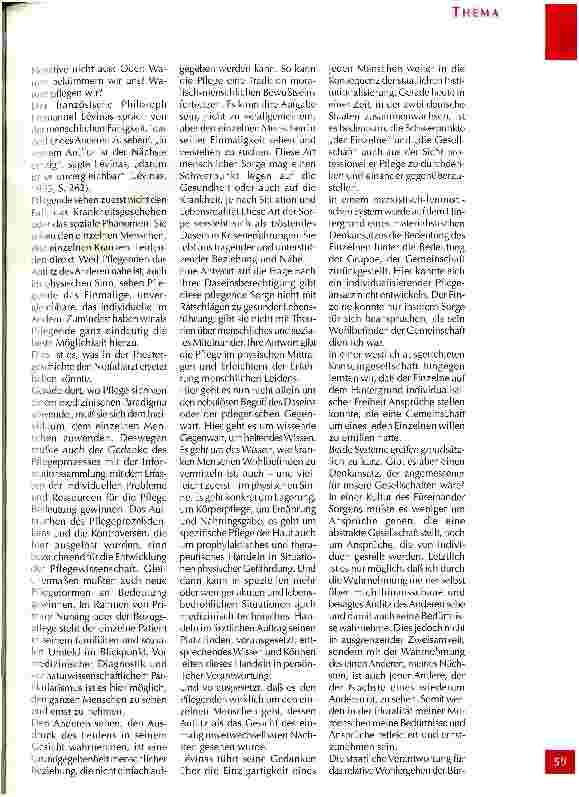 Vorschauseite 6: Werte in der pflegerischen Wirklichkeit