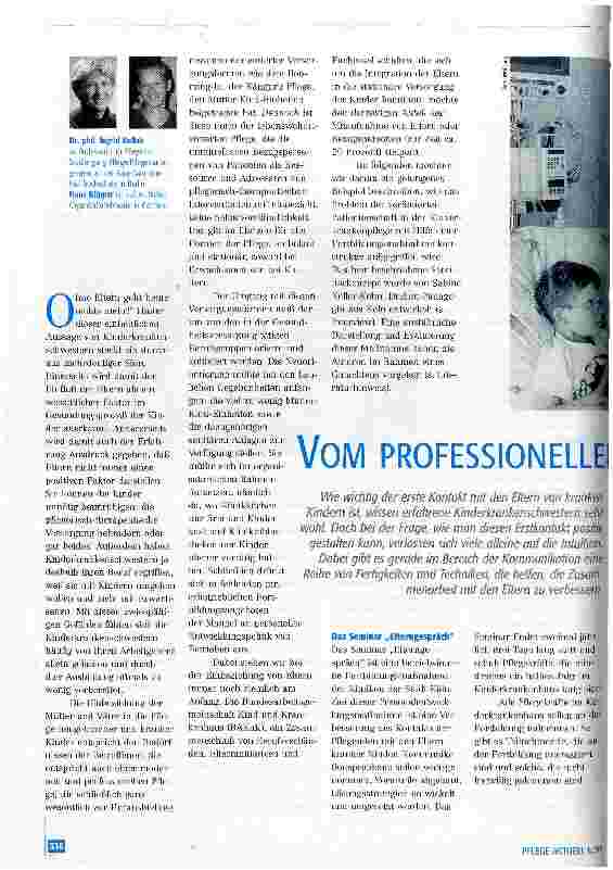 Vorschauseite 1: Vom professionellen Umgang mit Eltern