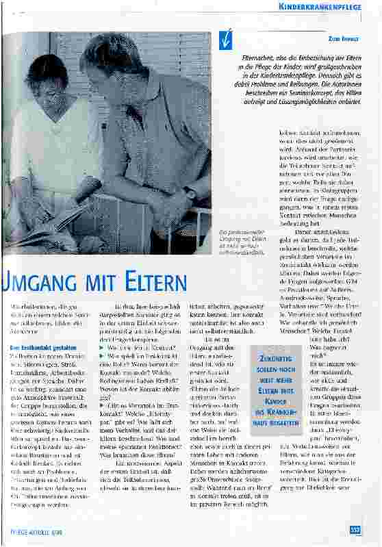 Vorschauseite 2: Vom professionellen Umgang mit Eltern
