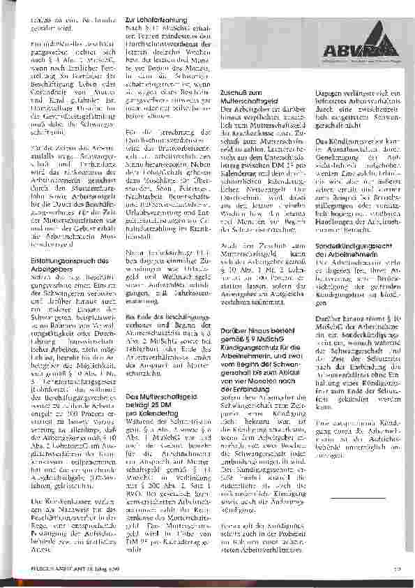Vorschauseite 2: Das Mutterschutzrecht Was Pflegedienste beachten müssen