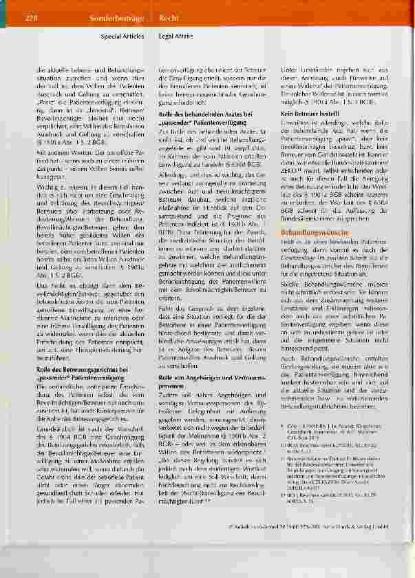 Vorschauseite 6: Patientenverfügung, Vorsorgevollmacht und Betreuung Aktuelle Urteile des BGH