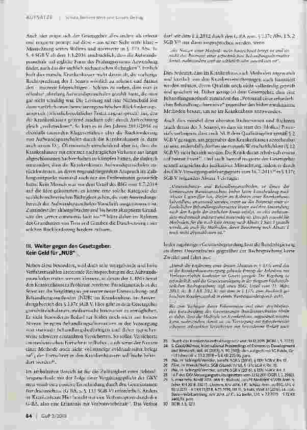 Vorschauseite 4: Berliner Werk und Kassels Beitrag: Die Streitigkeiten zur Krankenhausvergütung schlagen hohe Wellen vor den Schranken der Sozialgerichte