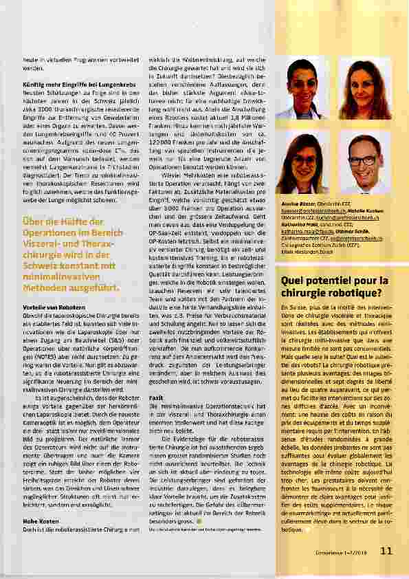 Vorschauseite 2: Welches Potenzial hat die Roboterchirurgie?