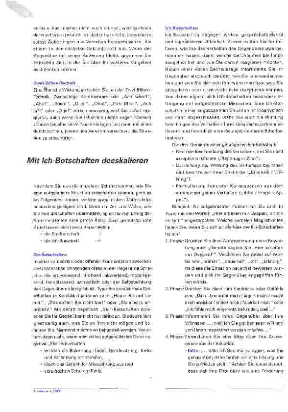 Vorschauseite 3: Deeskalation von Beschwerden im Klinikalltag