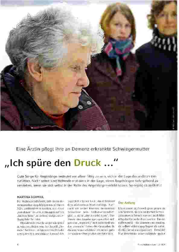 Vorschauseite 1: Ich spüre den Druck