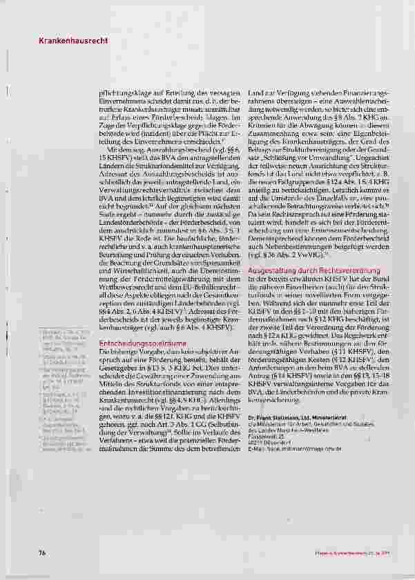 Vorschauseite 4: KHG-Strukturfonds reloaded