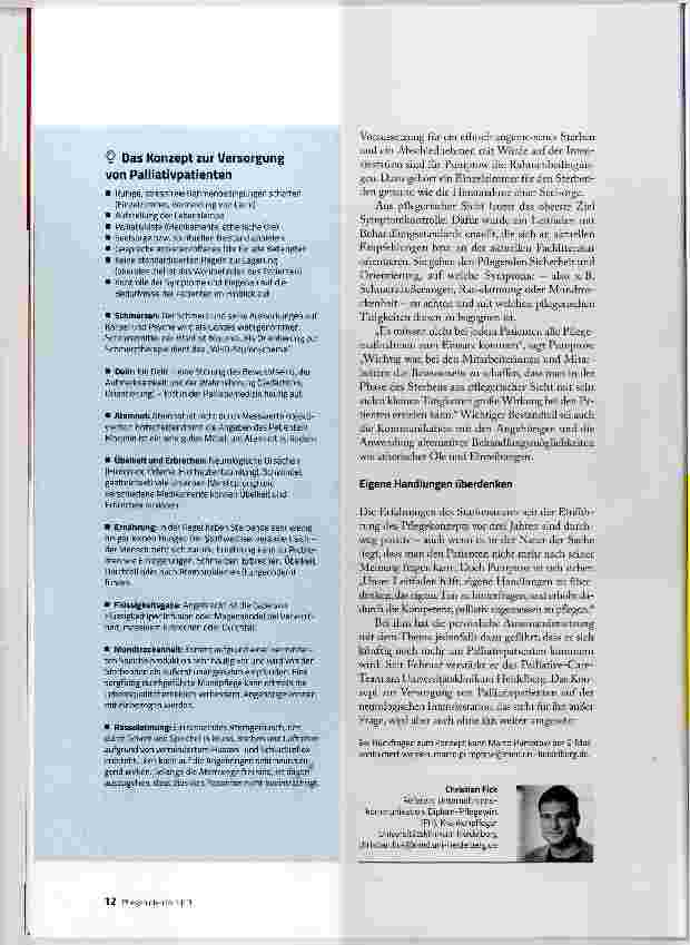 Vorschauseite 3: Symptomkontrolie lautet das oberste Ziel