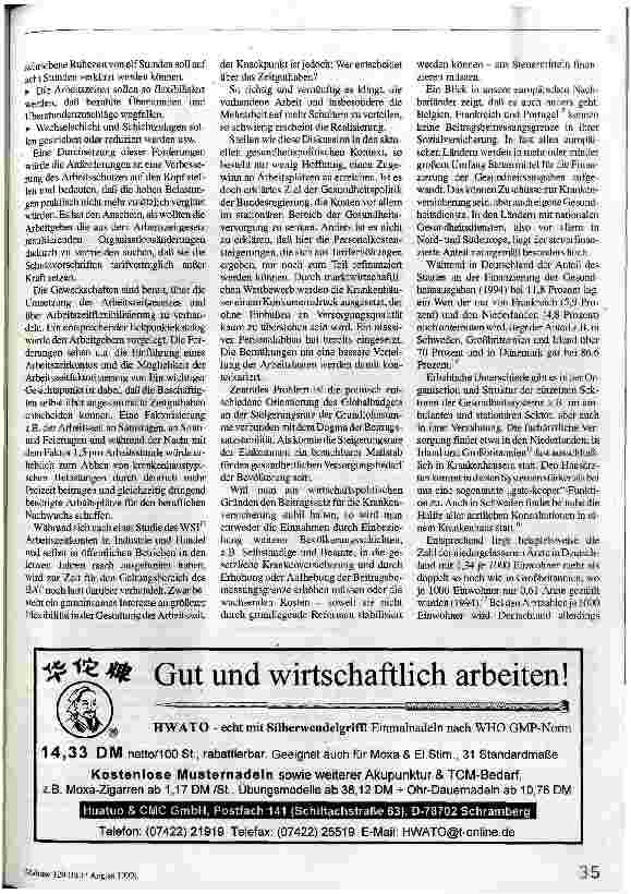 Vorschauseite 4: Maloche ohne Ende Arbeitszeitgesetz wird im Krankenhaus nicht eingehalten