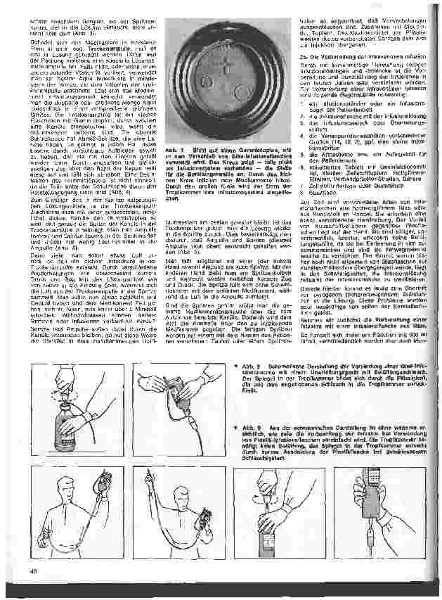 Vorschauseite 3: Die Technik der intravenösen Infusion 3. Folge: A. Grundlagen und heutige Anwendung,