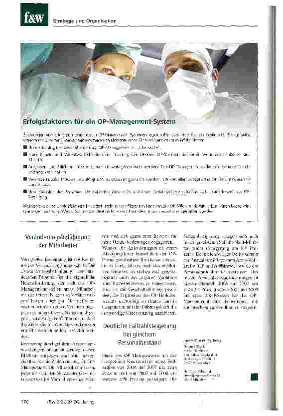 Vorschauseite 4: Mit OP-Regeln zum Erfolg