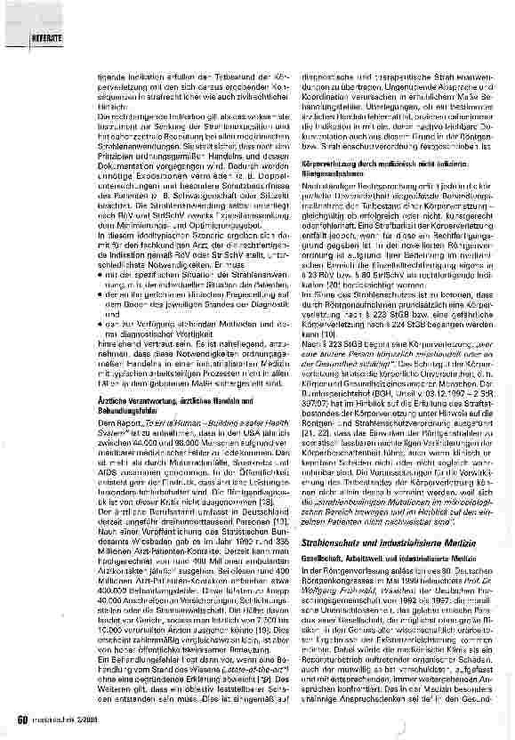 Vorschauseite 4: Rechtfertigende Indikation und industrialisierte Medizin