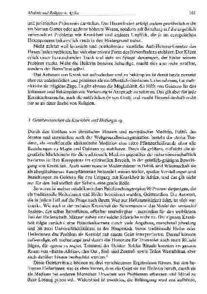 Vorschauseite 5: Medizin und Religion in Afrika Heilungssuche in verschiedenen Traditionen