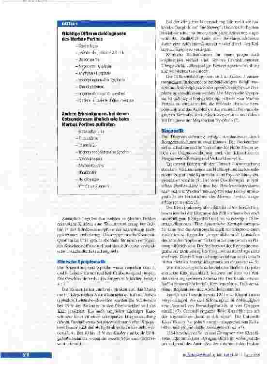 Vorschauseite 2: Morbus Perthes