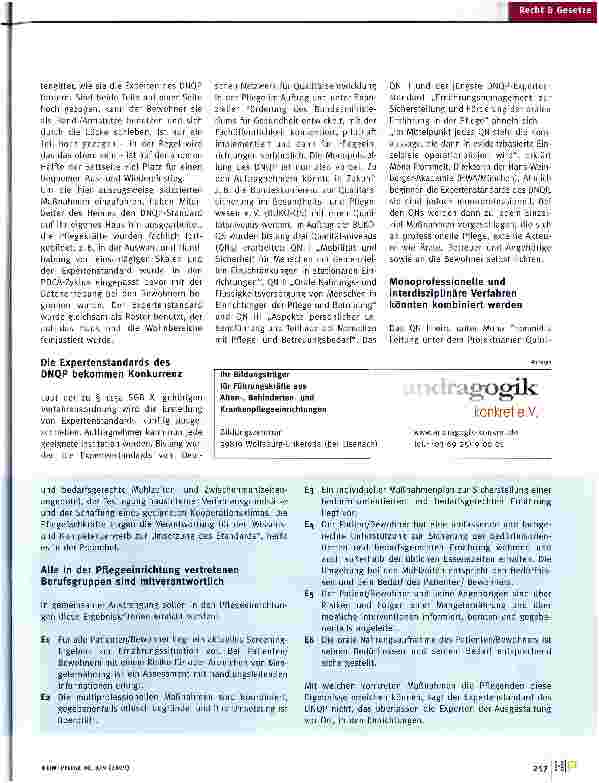Vorschauseite 3: Standards - von Experten empfohlen