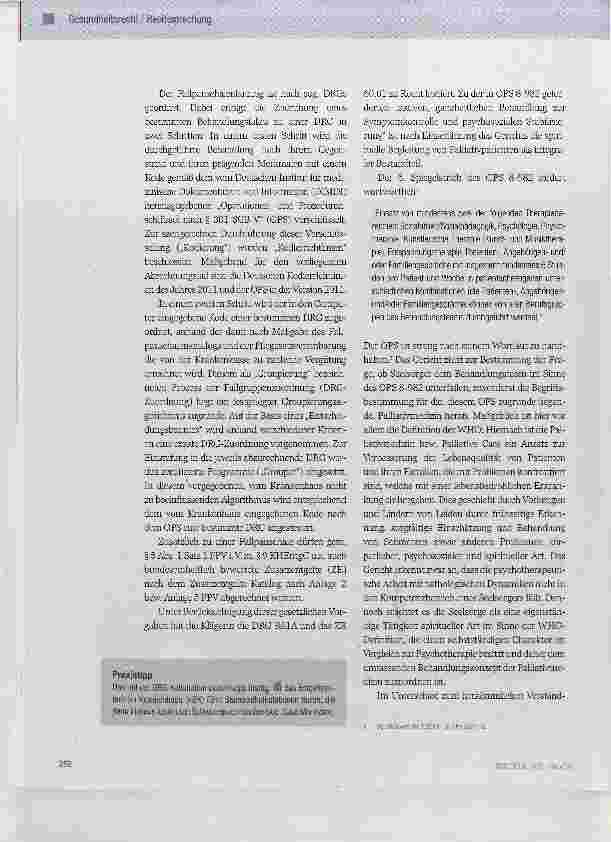 Vorschauseite 2: Spirituelle Begleitung als Bestandteil der palliativmedizinischen Komplexbehandlung