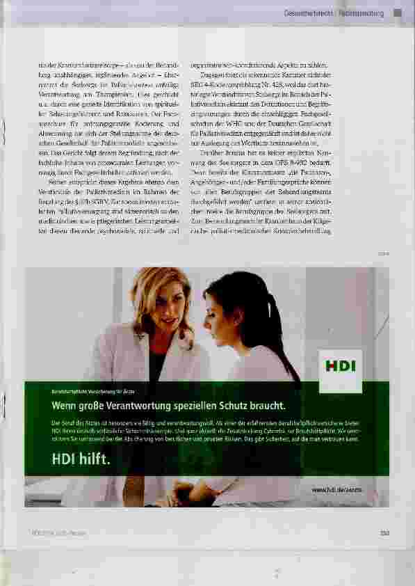 Vorschauseite 3: Spirituelle Begleitung als Bestandteil der palliativmedizinischen Komplexbehandlung