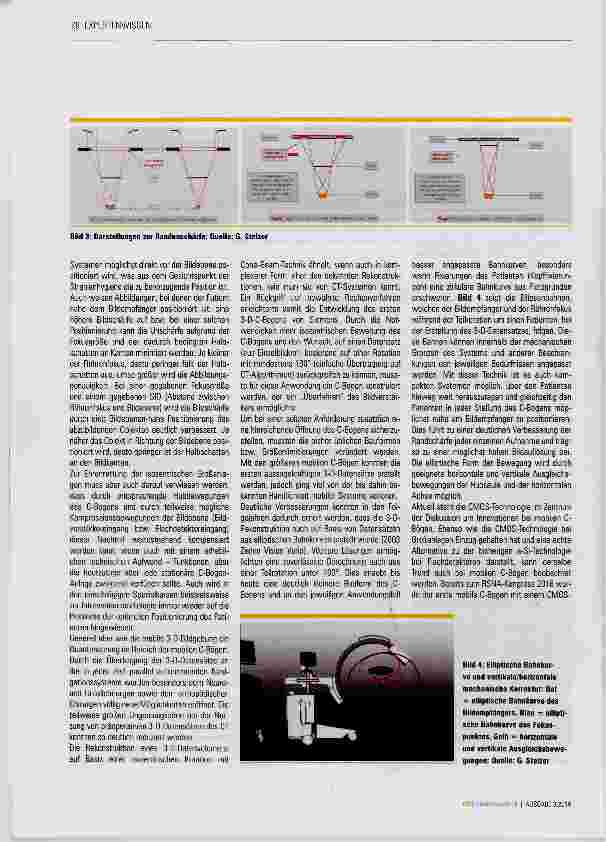 Vorschauseite 3: Mobile C-Bögen in der intraoperativen Bildgebung