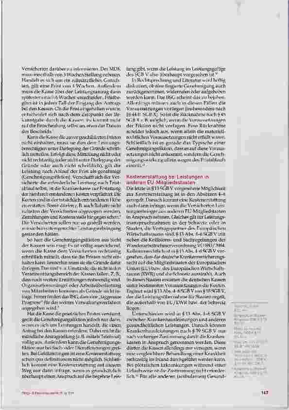 Vorschauseite 4: Die Kostenerstattung nach § 13 SGB V
