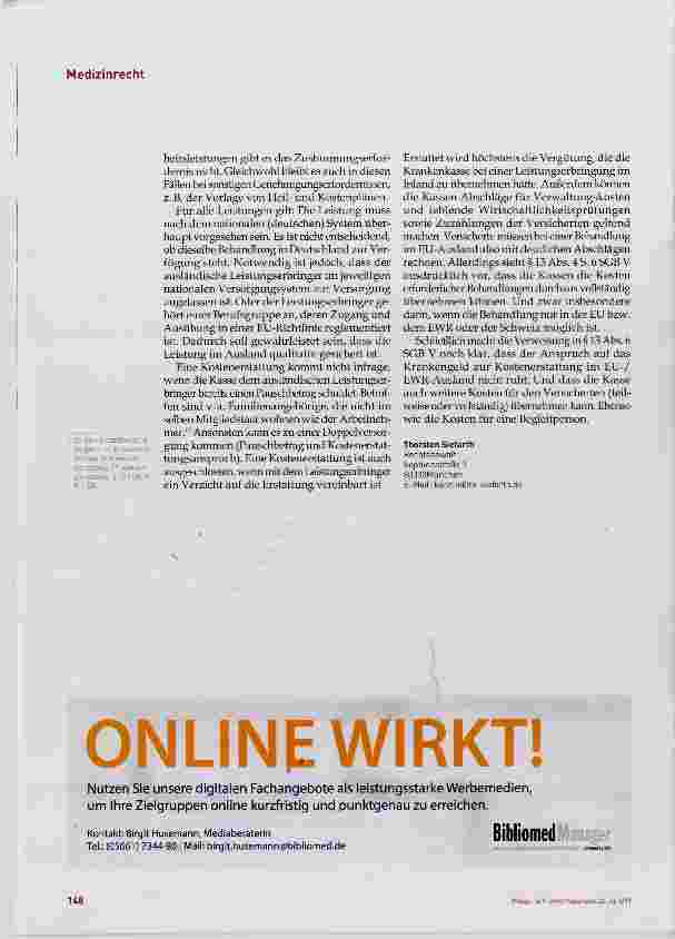 Vorschauseite 5: Die Kostenerstattung nach § 13 SGB V