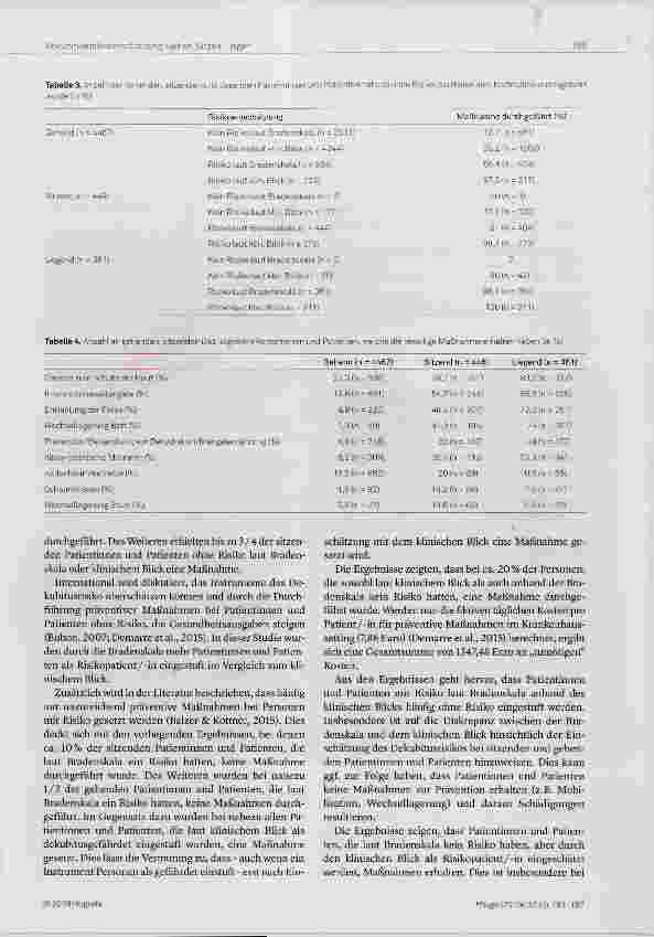 Vorschauseite 5: Dekubitusrisikoeinschätzung und präventive Maßnahmen bei Krankenhauspatientinnen und -patienten: Gehen-Sitzen-Liegen