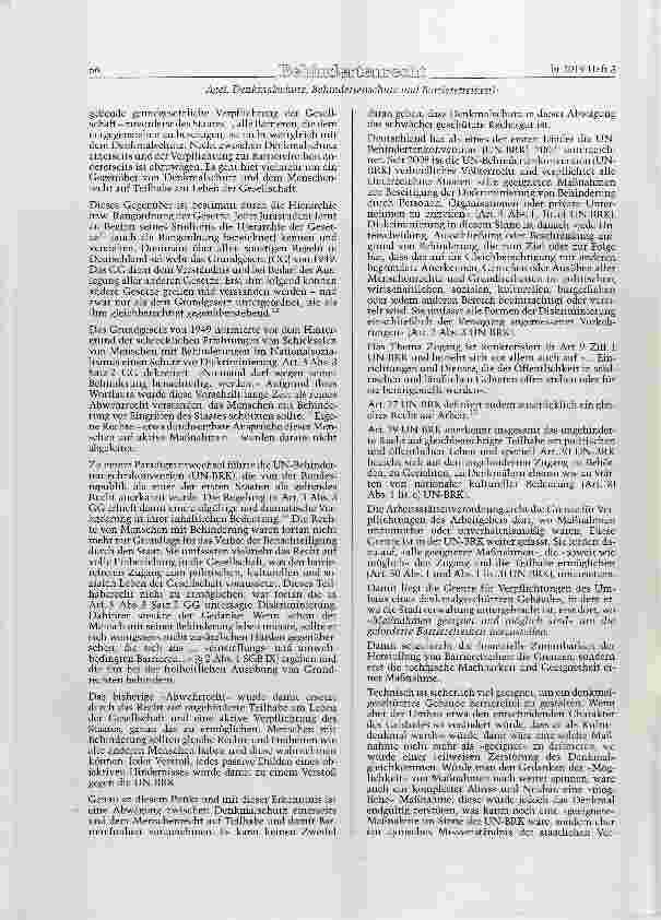 Vorschauseite 3: Denkmalschutz, Behindertenschutz, Barrierefreiheit? ! - eine kontrapunktische Herausforderung