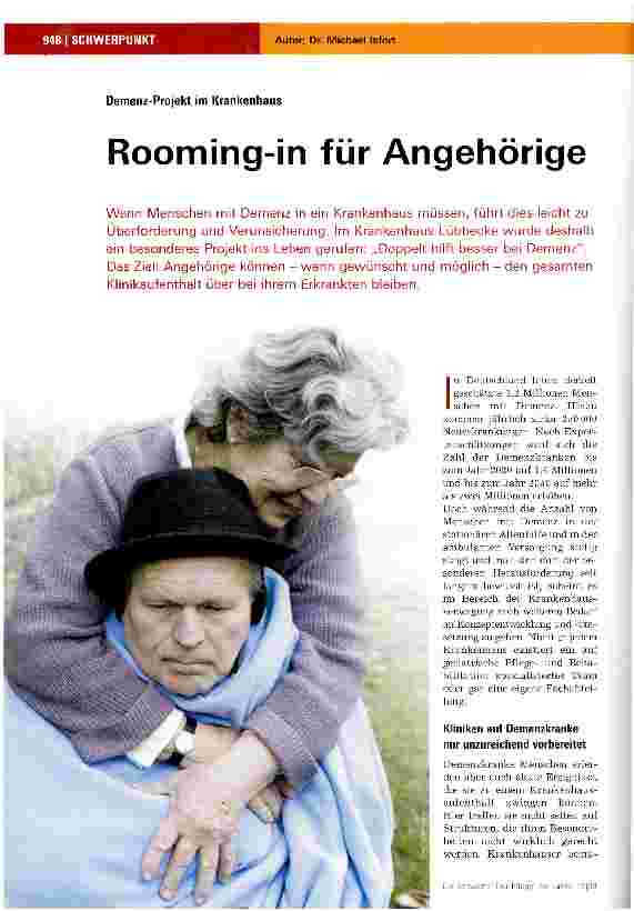 Vorschauseite 1: Rooming-in für Angehörige