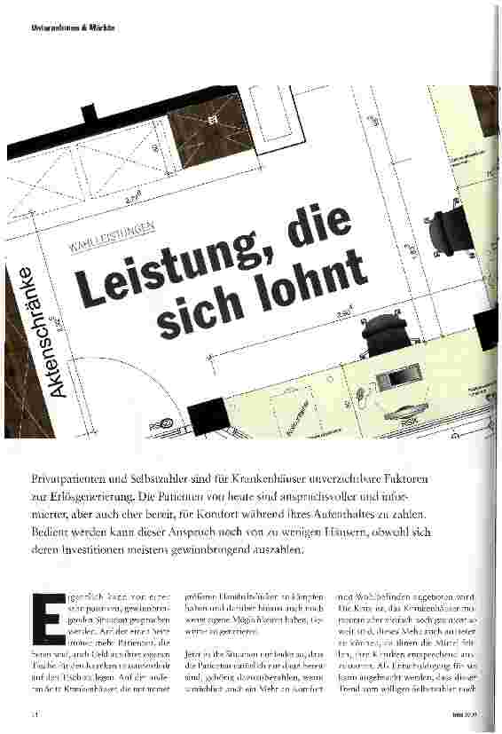 Vorschauseite 1: Leistung, die sich lohnt