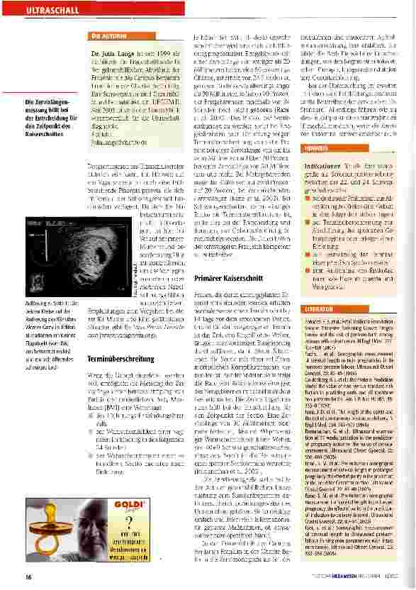Vorschauseite 3: Frühgeburtsrisiko erkennen durch Zervixsonografie