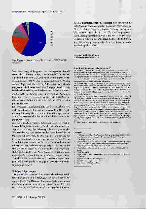 Vorschauseite 5: Wechselwirkungen - should we care?