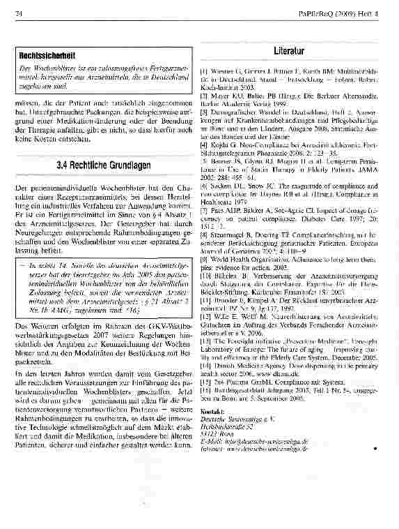 Vorschauseite 6: Medikation älterer Menschen in Deutschland