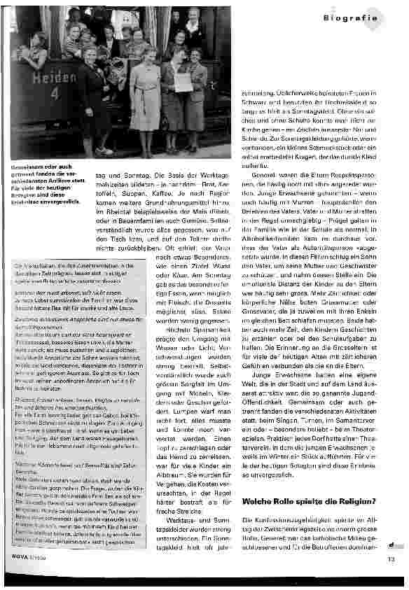 Vorschauseite 4: Lebensbiographie im gesellschaftlichen Umfeld