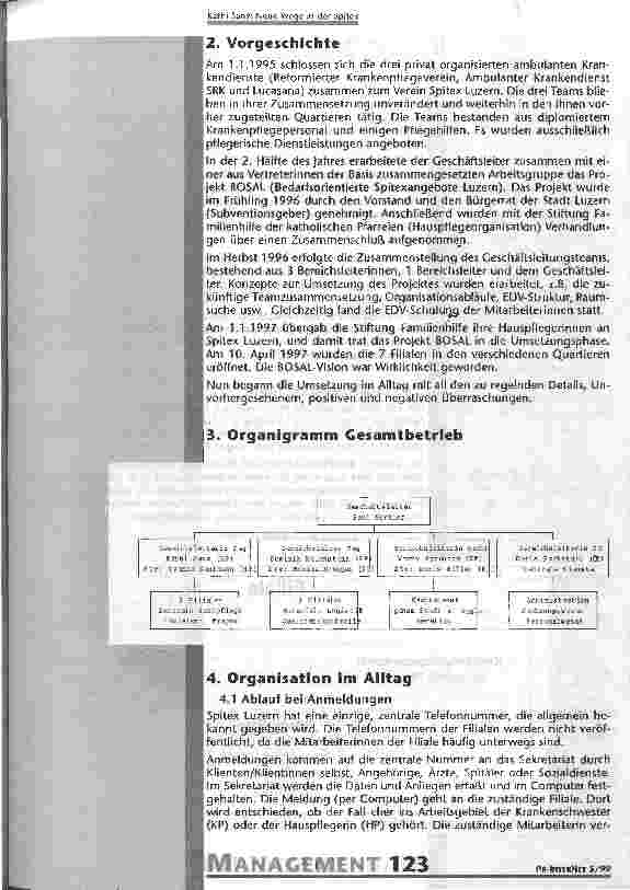 Vorschauseite 2: Neue Wege in der Spitex
