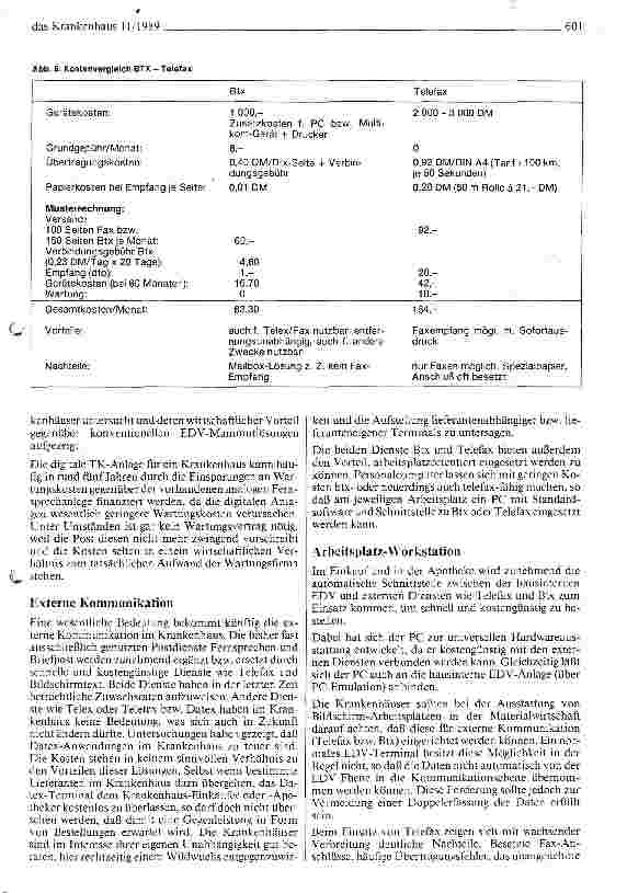 Vorschauseite 5: Telekommunikation für Krankenhäuser