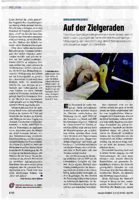 Vorschauseite 2: Feigenblatt für die Rationierung