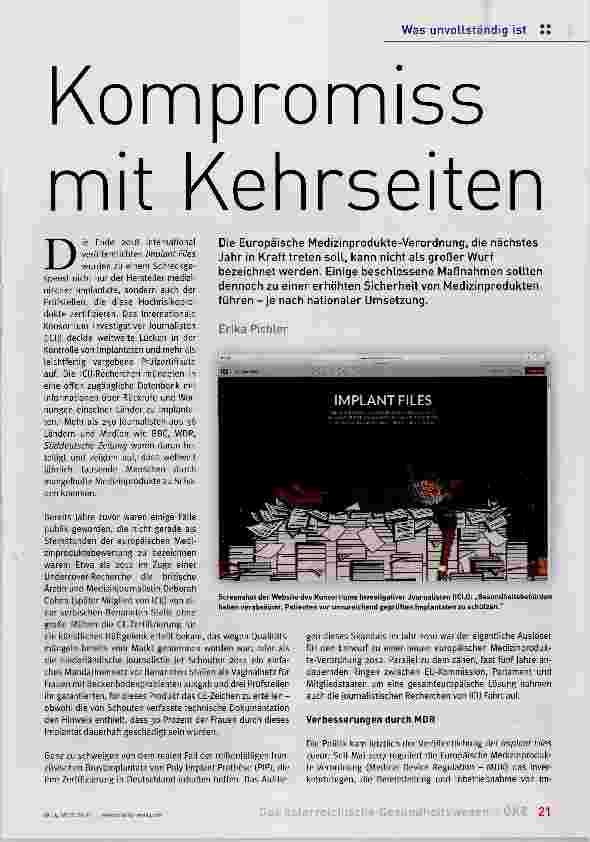 Vorschauseite 1: Kompromiss mit Kehrseiten