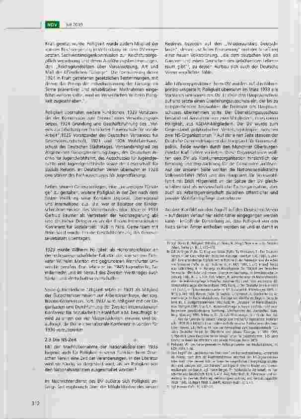Vorschauseite 4: Wilhelm Polligkeit und der Deutsche Verein für öffentliche und private Fürsorge eine kritische Perspektive auf einen „Architekten der modernen WohlfahrtspflegeTeil 1