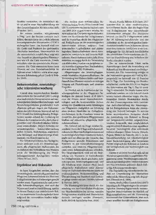 Vorschauseite 3: Pflegeund Schutzmaßnahmen der Haut von Frühgeborenen