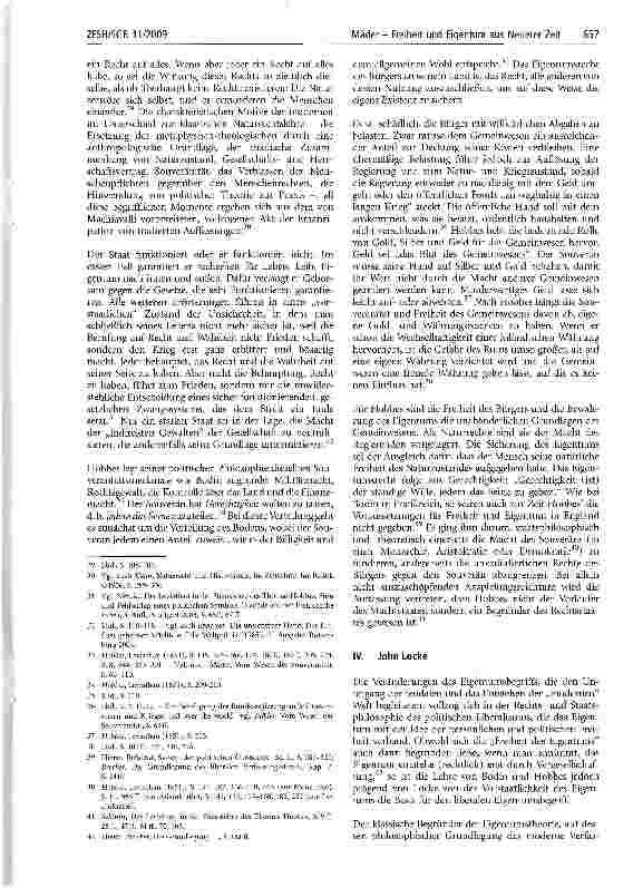 Vorschauseite 3: Freiheit und Eigentum aus Neuerer Zeit - Teil 1