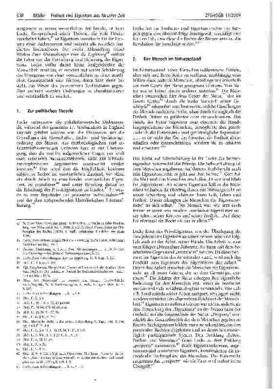 Vorschauseite 4: Freiheit und Eigentum aus Neuerer Zeit - Teil 1