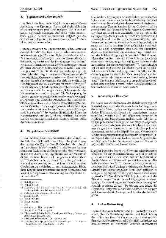 Vorschauseite 5: Freiheit und Eigentum aus Neuerer Zeit - Teil 1