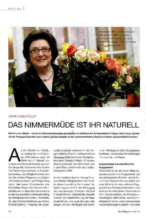 Vorschauseite 1: DAS NIMMERMÜDE IST IHR NATURELL