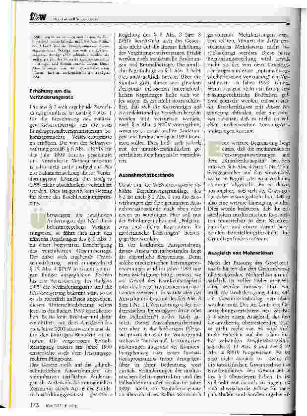 Vorschauseite 3: Das Erlösbegrenzungsgesetz 1999