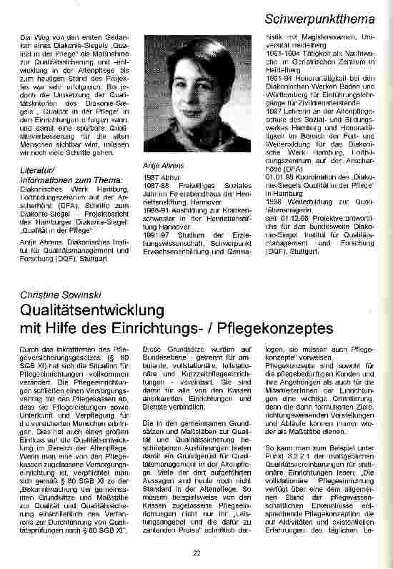 Vorschauseite 4: Diakonie schafft Qualität: Auf dem Weg zu einem bundeseweiten Diakonie-Siegel: Qualität in der Pflege Vortrag bei der Jahresfachtagung des Evang. Fachverbandes für Krankenu. Sozia…