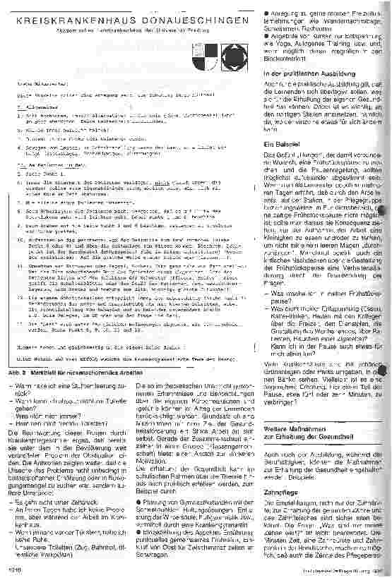 Vorschauseite 2: Gesundheitslehre in der Krankenpflegeausbildung Motivation zur Gesundheitserziehung von Krankenpflegeschülern