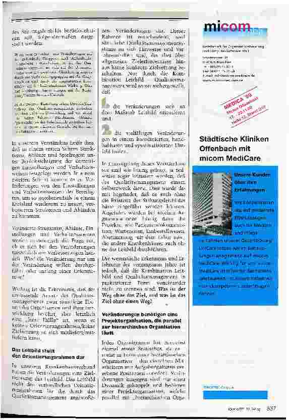 Vorschauseite 2: Qualitätsmanagement bewirkt Veränderungen und Verbesserungen