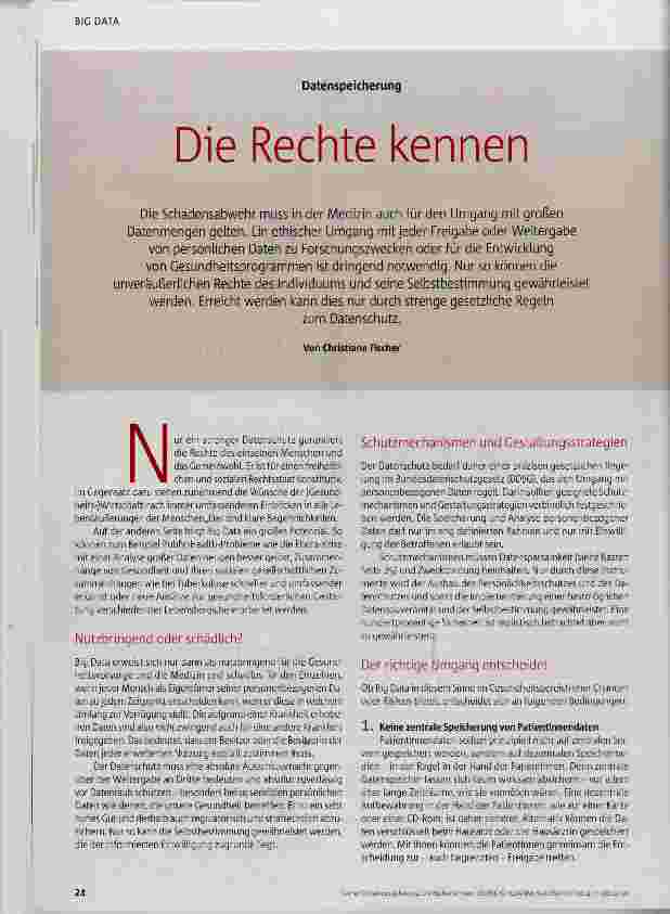 Vorschauseite 1: Die Rechte kennen