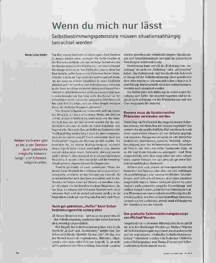 Vorschauseite 1: Wenn du mich nur lässt
