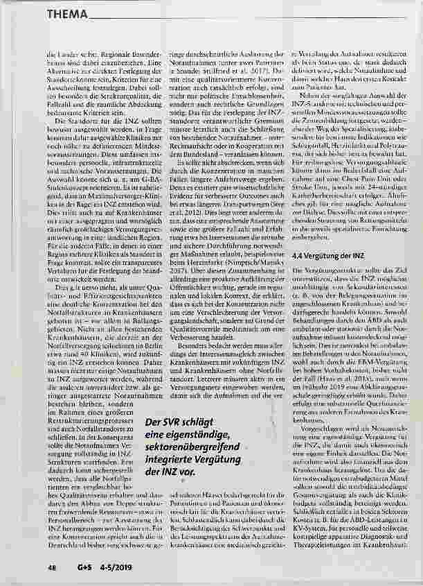 Vorschauseite 5: Integrierte Notfallzentren Kernelement der zukünftigen Notfallversorgung!